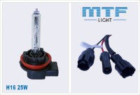 Комплект ксенона MTF Slim 25W H16 (5000К)