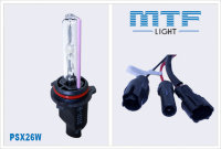 Комплект ксенона MTF Slim 25W PSX26W (5000К)