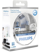 Галогенные автолампы Philips H1 White Vision 4300K