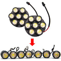 Светодиодные фары дневного света, дневные ходовые огни EGOLight DRL-7D24 (комплект из 7х2 светодиодов)