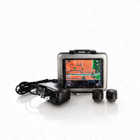 Система контроля давления и температуры в шинах Carax TPMS CRX-1020/GPS  c ЖК дисплеем 3.5’’ и навигацией (внешние датчики)