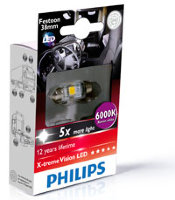 Автомобильные внутрисалонные светодиоды Philips  X-tremeVision LED 6000K 249466000KX1 24V