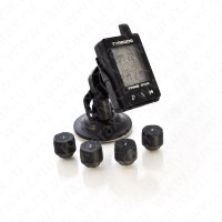 Система контроля давления и температуры в шинах Carax TPMS CRX-1041(4 внешниx датчика)