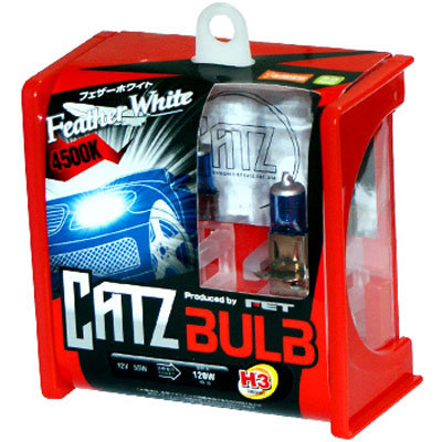 Галогенные автолампы CATZ серии FEATHER WHITE 4500K H3 55w NB302