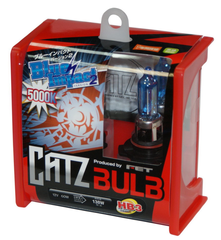 Галогенные автолампы CATZ серии BLUE IMPACT 5000K HB3 60w CB466R