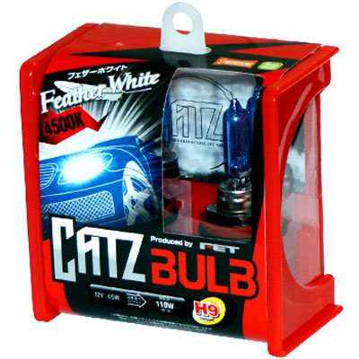 Галогенные автолампы CATZ серии FEATHER WHITE 4500K H9 55w NB909