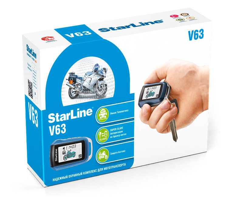Мотосигнализация StarLine Moto V63