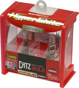 Галогенные автолампы CATZ серии HYPER WHITE 3300K H1 55w CB153N