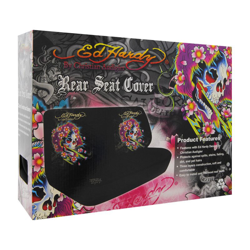 Чехол на заднее сиденье Ed Hardy (стрейч), Beautiful Ghost, EH-00736