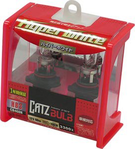 Галогенные автолампы CATZ серии HYPER WHITE 3300K HB3 60w CB468N
