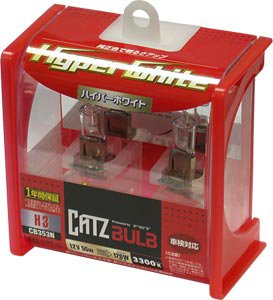 Галогенные автолампы CATZ серии HYPER WHITE 3300K H3 55w CB353N