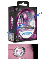 Галогенные автолампы Philips H4 ColorVision (purple)