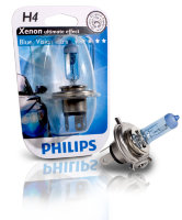 Галогенные автолампы Philips H4 Blue Vision Ultra 4000K