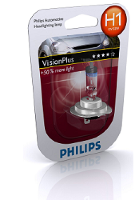 Галогенные автолампы Philips H1 Vision Plus