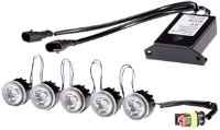 Светодиодные фары дневного света, дневные ходовые огни Hella LEDayFlex 2PT 010 458-801 (комплект из 5х2 светодиодов)