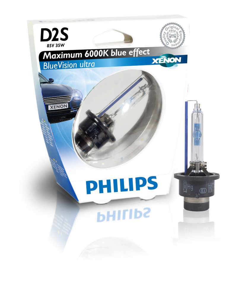 Штатная ксеноновая лампа Philips Xenon BlueVision Ultra D2S Special Paking (85122BVUS1)
