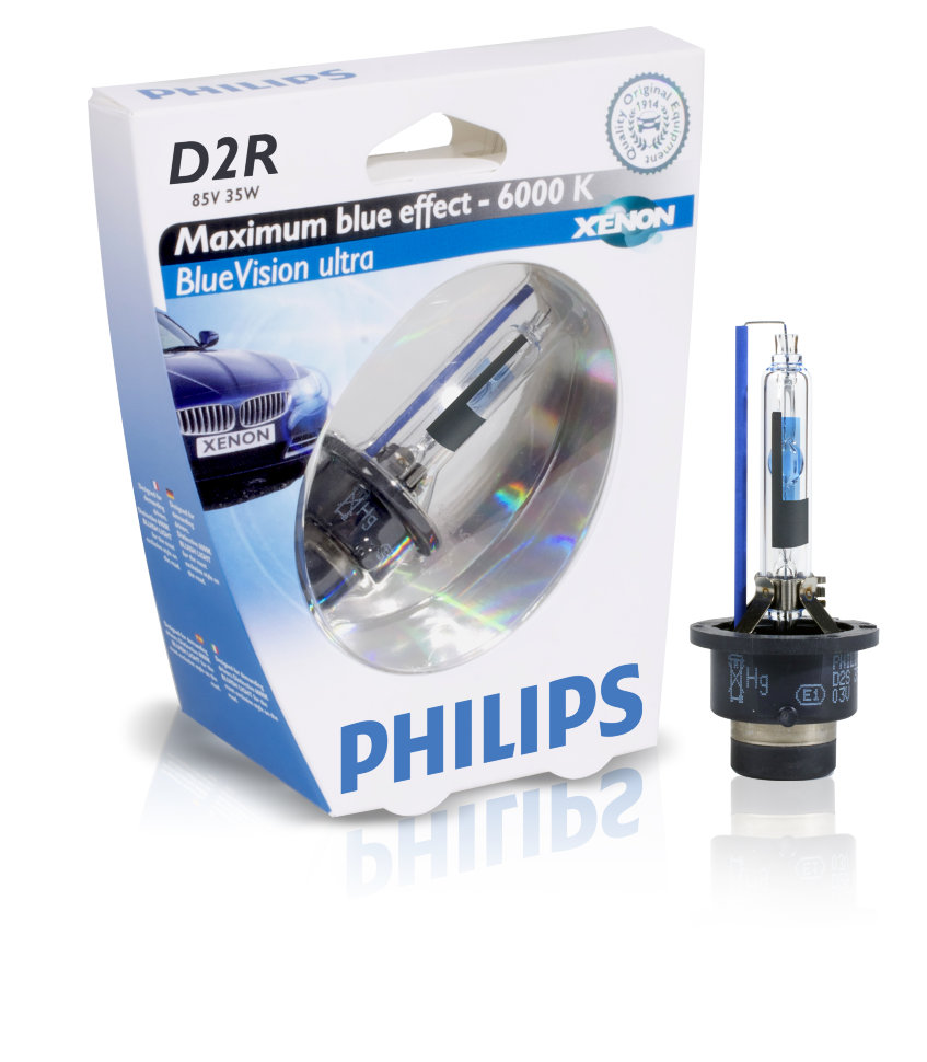 Штатная ксеноновая лампа Philips Xenon BlueVision Ultra D2R Special Paking (85126BVUS1)
