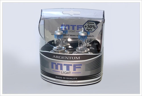Галогенные лампы MTF Light ARGENTUM +50% (3500K) H27(881) 12v 27w