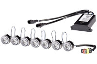 Светодиодные фары дневного света, дневные ходовые огни Hella LEDayFlex 2PT 010 458-841 (комплект из 7х2 светодиодов)