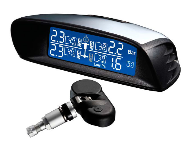 Система контроля давления и температуры в шинах Parkmaster TPMS 4-04 + парковочный радар для автомобилей (4 датчика)