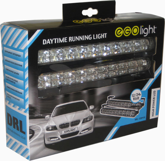 Светодиодные фары дневного света, дневные ходовые огни EGOLight DRL-220P20 (комплект из 20х2 светодиодов)