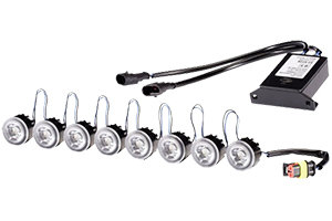 Светодиодные фары дневного света, дневные ходовые огни Hella LEDayFlex 2PT 010 458-861 (комплект из 8х2 светодиодов)
