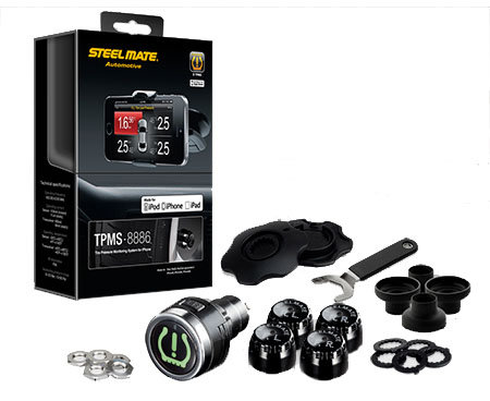 Система контроля давления и температуры в шинах ParkMaster TPMS-8886 