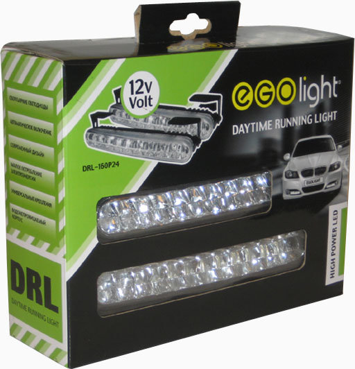 Светодиодные фары дневного света, дневные ходовые огни EGOLight DRL-160P24 (комплект из 24х2 светодиодов)