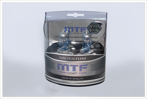 Галогенные лампы MTF Light ARGENTUM +80% (4000K) H11 12v 55w