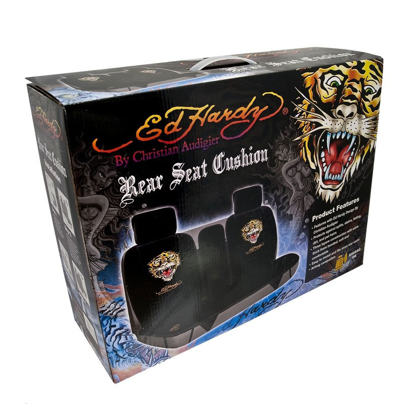 Чехол накидка на заднее сиденье Ed Hardy, Tiger, EH-00231