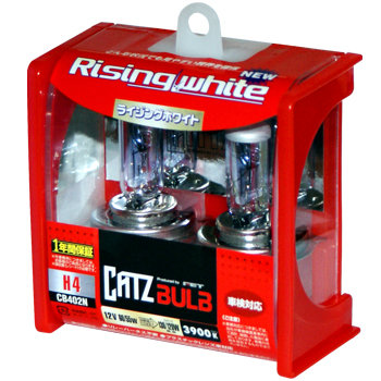 Галогенные автолампы CATZ серии RISING WHITE 3900K H4 60/55w CB402N