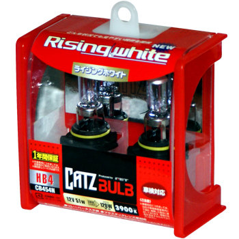 Галогенные автолампы CATZ серии RISING WHITE 3900K HB4 51w CB454N